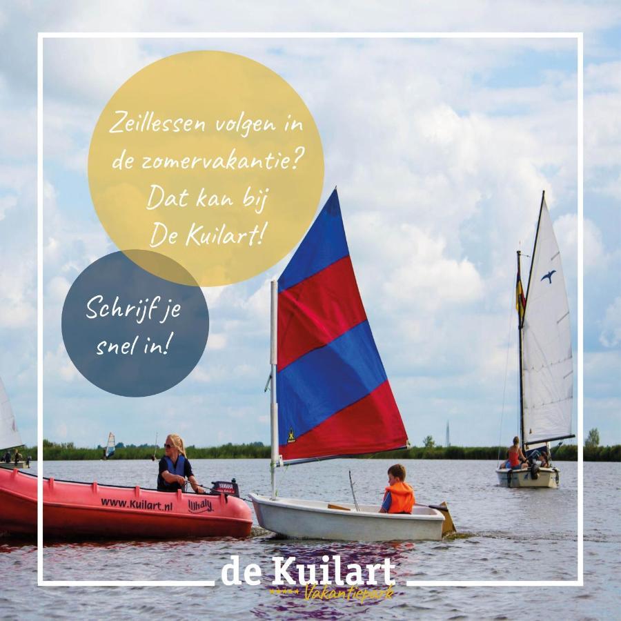 Stacaravan Op 5 Sterren Vakantiepark De Kuilart Friesland Aan Het Meer Met Zwembad 5P 237 Koudum Bagian luar foto