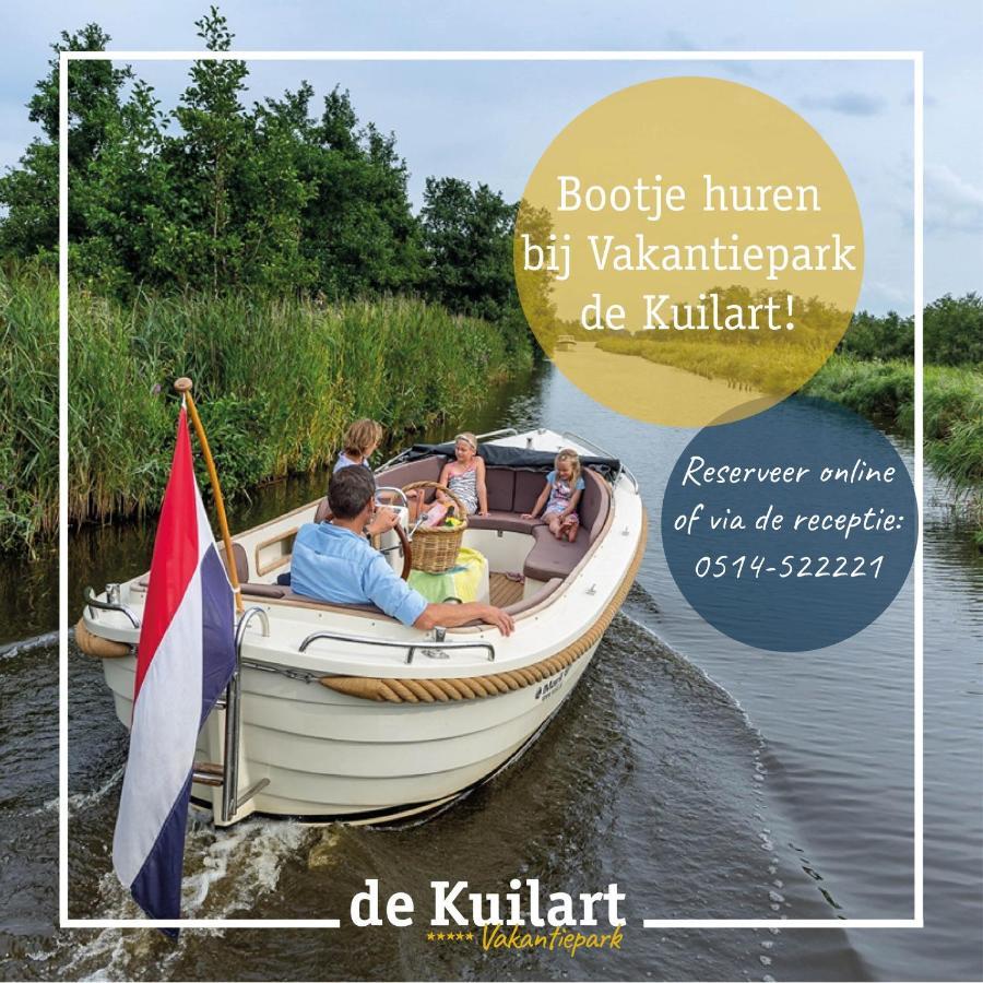 Stacaravan Op 5 Sterren Vakantiepark De Kuilart Friesland Aan Het Meer Met Zwembad 5P 237 Koudum Bagian luar foto